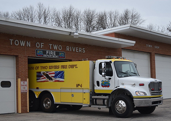 Two Rivers fire dept tender
